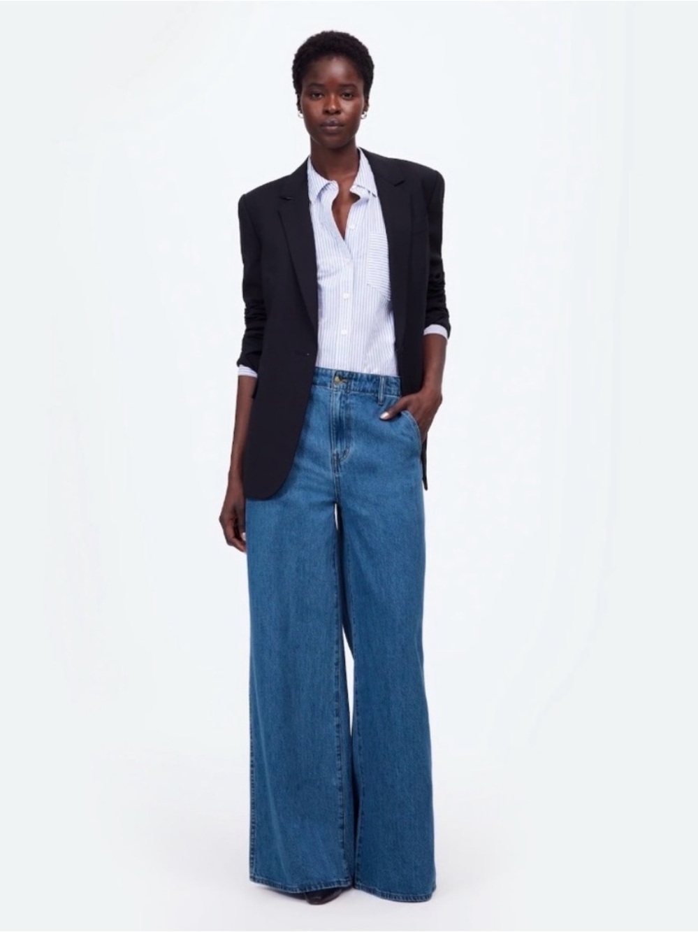 Madewell Wide Sweep Trouser - Size 27